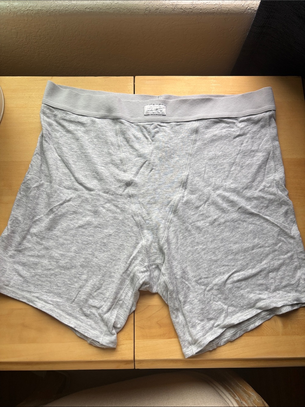 Skims Comfort Boxer Briefs - Light Gray